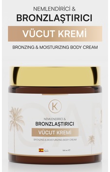 K K-care Cosmetics Bronzlaştırıcı Vücut Kremi 100 ML