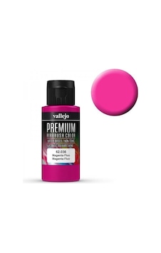 Vallejo 62036 60 Ml. Magenta Fluorescent, Premium Rc Color Serisi Model Boyası Renkli Vallejo 62036 60 Ml. Magenta Fluorescent, Premium Rc Color Serisi Model Boyası Renkli
