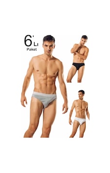 Namaldı 6'lı Paket Spor Erkek Slip Yeni Sezon Karışık Renk Namaldı 6'lı Paket Spor Erkek Slip Yeni Sezon Karışık Renk