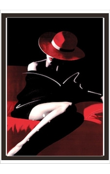 70X100Cm Karamel Kırmızı Şapkalı Kadın Poster Tablo 70X100Cm Karamel Kırmızı Şapkalı Kadın Poster Tablo