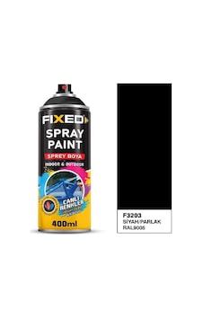 Sgs Sprey Boya Parlak Siyah Ral9005 400ml Siyah