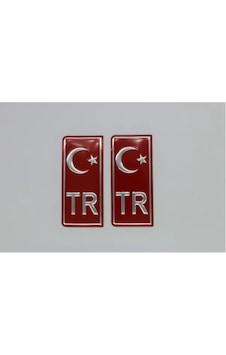 Tr Plaka Sticker 2'li - Türkiye Plaka Sticker Tr Plaka Sticker 2'li - Türkiye Plaka Sticker