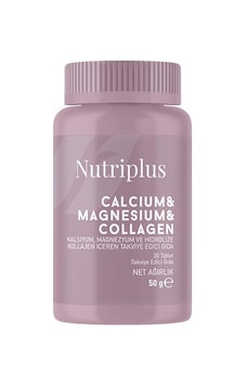 Nutriplus Kalsıyum & Magnezyum & Kolajen 30 Tablet
