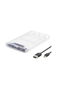 Hdd Kutu Type-c3.1 + Usb3.0 2.5" Transparent Hdx1766 Hdd Kutu Type-c3.1 + Usb3.0 2.5" Transparent Hdx1766