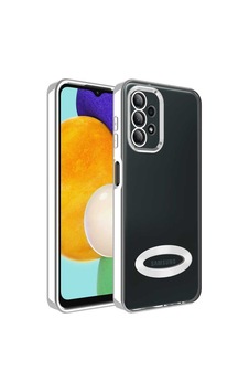 Samsung Galaxy Uyumlu A23 Kılıf Case, Şeffaf, Kamera Korumalı, Renkli Marka Logo Gösteren Tasarım Samsung Galaxy Uyumlu A23 Kılıf Case, Şeffaf, Kamera Korumalı, Renkli Marka Logo Gösteren Tasarım