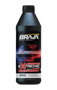Brava Extreme 9000 0W-20 Tam Sentetik Motor Yağı 1 L