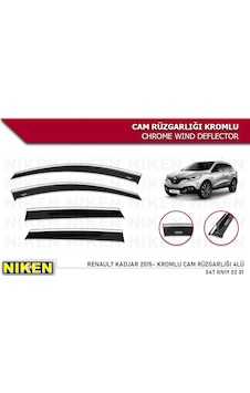 Renault Kadjar Cam Rüzgarlığı Kromlu Niken Renault Kadjar Cam Rüzgarlığı Kromlu Niken