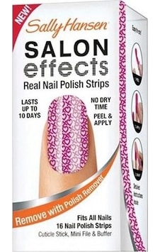 Sally Hansen Salon Effects- Gerçek Ojeden Yapılan Desenli Oje Bandı Cross My Heart Sally Hansen Salon Effects- Gerçek Ojeden Yapılan Desenli Oje Bandı Cross My Heart