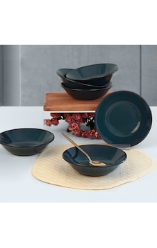 Keramika Lapis Hitit Yemek Tabağı 18 Cm 6 Adet Q08