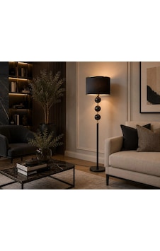 Küre Detaylı Modern Lambader - Dekoratif Abajur Yok
