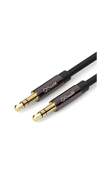Qgeem QG-AU04BD500 5 Mt Altın Uçlu AUX Audio Ses Kablosu Qgeem QG-AU04BD500 5 Mt Altın Uçlu AUX Audio Ses Kablosu