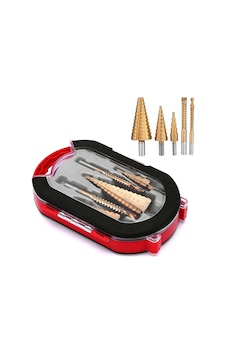 Delik Delme Pah Açma Titanium 6 Parça Kutulu Freze Uç Seti Delik Delme Pah Açma Titanium 6 Parça Kutulu Freze Uç Seti
