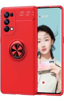 Oppo Reno 5 5g Kılıf Zore Ravel Silikon Kapak Kırmızı Oppo Reno 5 5g Kılıf Zore Ravel Silikon Kapak Kırmızı