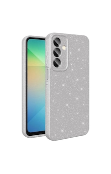 Samsung Uyumlu Galaxy A16 Kılıf Kamera Korumalı Simli Lüks Zore Koton Kapak Gümüş Samsung Uyumlu Galaxy A16 Kılıf Kamera Korumalı Simli Lüks Zore Koton Kapak Gümüş