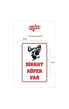Dikkat Köpek Var (3Mm Kalınlık) Dikkat Köpek Var (3Mm Kalınlık)