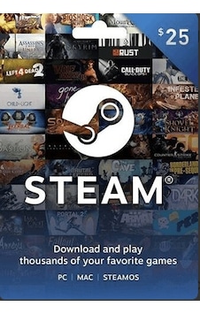 Hemenoyun Steam Gift Card 25 Usd Dolar Cüzdan Kodu