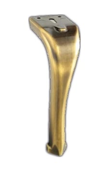 METAL DEKORATİF 16 CM ANTİK SARI  KOLTUK,KANEPE,MOBİLYA AYAĞI (4 ADET)