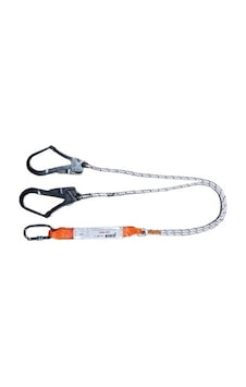 Karam Çift Bacaklı Şok Emicili Lanyard Büyük Kancalı Ka 341 Karam Çift Bacaklı Şok Emicili Lanyard Büyük Kancalı Ka 341