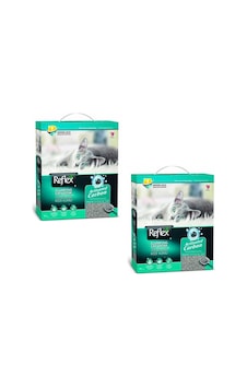 Reflex Aktif Karbonlu Süper Hızlı Topaklaşan Bentonit Kedi Kumu 2 x 10 L Reflex Aktif Karbonlu Süper Hızlı Topaklaşan Bentonit Kedi Kumu 2 x 10 L