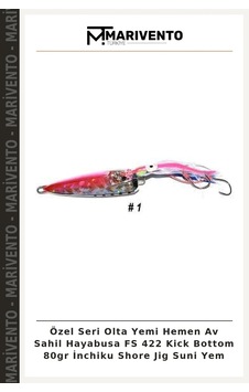 Özel Seri Olta Yemi Hemen Av Sahil Hayabusa Fs 422 Kick Bottom 80gr İnchiku Shore Jig Suni Yem Özel Seri Olta Yemi Hemen Av Sahil Hayabusa Fs 422 Kick Bottom 80gr İnchiku Shore Jig Suni Yem