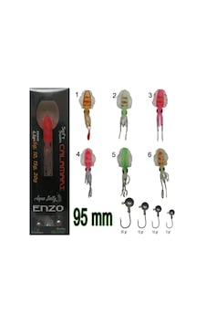 Enzo Soft Swim Calamari 95mm + Jig Head Enzo Soft Swim Calamari 95mm + Jig Head