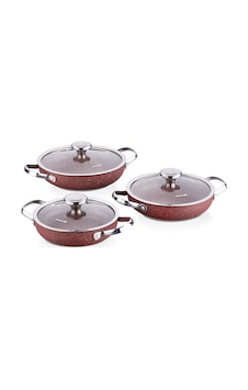 Korkmaz Zeta 6 Parça Kiremit Omlet Set A1356-5 Gri