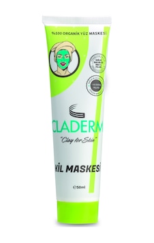 Claderm 50Ml Tüp Organik Kil Maskesi Claderm 50Ml Tüp Organik Kil Maskesi