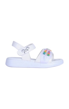 Butiqe 1125 Kız Çocuk Sandalet Ayakkabı Beyaz Butiqe 1125 Kız Çocuk Sandalet Ayakkabı Beyaz