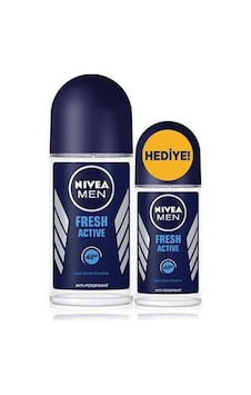 Nivea Men Fresh Active Erkek Roll-On Deodorant 50 ML + 25 ML Nivea Men Fresh Active Erkek Roll-On Deodorant 50 ML + 25 ML