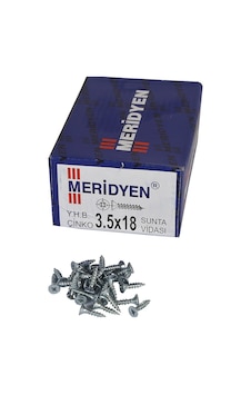 Meridyen 3.5X18 Sunta Vidası ( 1000 Adet ) N11.53927 Meridyen 3.5X18 Sunta Vidası ( 1000 Adet ) N11.53927