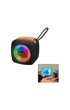 Siyah Kablosuz Hoparlör - Speaker Taşınabilir Işıklı Usb Şarjlı Bt - Tf Card 10 Mt Menzil 1200mah Pi Siyah Kablosuz Hoparlör - Speaker Taşınabilir Işıklı Usb Şarjlı Bt - Tf Card 10 Mt Menzil 1200mah Pi