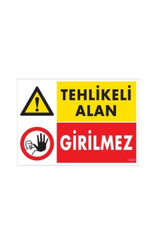SÖNSAN UYARI LEVHALARI ''TEHLİKELİ ALAN GİRİLMEZ'' PVC 25*35 SÖNSAN UYARI LEVHALARI ''TEHLİKELİ ALAN GİRİLMEZ'' PVC 25*35