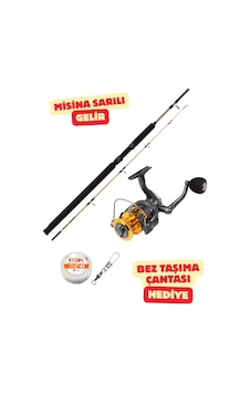 Deniz Tekne Balıkçılığı Kamış Makine Set 6000 Makina / 150 Cm Kamış Deniz Tekne Balıkçılığı Kamış Makine Set 6000 Makina / 150 Cm Kamış