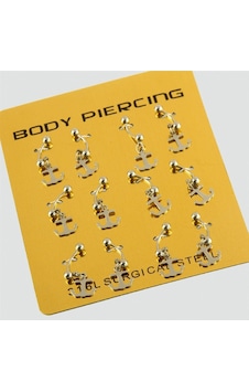 Zenviac456 Çapa Çelik Piercing 1 Adet Zenviac45678 Gümüş Rengi Zenviac456 Çapa Çelik Piercing 1 Adet Zenviac45678 Gümüş Rengi