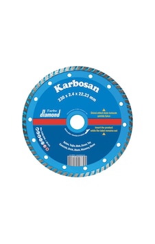 Karbosan Elmas Kesici Turbo Kanallı 115X2.0X22.23 MM Karbosan Elmas Kesici Turbo Kanallı 115X2.0X22.23 MM