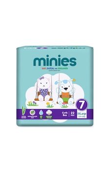 Minies Bebek Bezi Xxlarge 7 Beden 17+kg 22 Adet - 7 Adet Tarı 4 - 7 Yaş Minies Bebek Bezi Xxlarge 7 Beden 17+kg 22 Adet - 7 Adet Tarı 4 - 7 Yaş