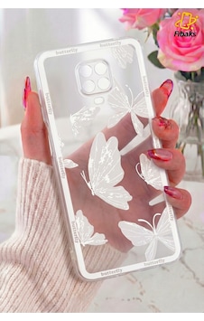 Fibaks Redmi Note 9 Pro/9s Uyumlu Kılıf Tasarımlı Desenli Kamera Korumalı Şeffaf Kelebek Esnek Yumuşak Silikon Fibaks Redmi Note 9 Pro/9s Uyumlu Kılıf Tasarımlı Desenli Kamera Korumalı Şeffaf Kelebek Esnek Yumuşak Silikon