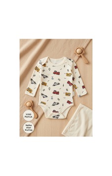 Deniva Kids Erkek Bebek & Çocuk %100 Pamuklu Kaşkorse Uzun Kollu Taşıtlar Desenli Çıtçıtlı Badi Zıbın - Bej 1 Yaş Deniva Kids Erkek Bebek & Çocuk %100 Pamuklu Kaşkorse Uzun Kollu Taşıtlar Desenli Çıtçıtlı Badi Zıbın - Bej 1 Yaş
