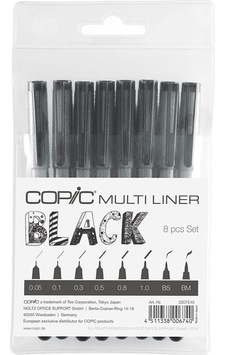 Copic Multiliner Classic Kalem Seti 8li 22 075 10