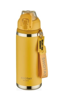 Shotay Campıng Termos Matara Sarı 750 Ml. Shotay Campıng Termos Matara Sarı 750 Ml.