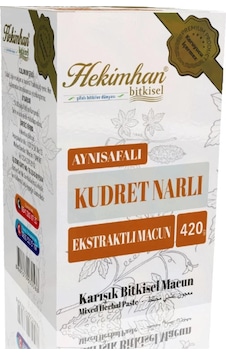 Hekimhan Bitkisel Aynısafalı Kudret Narlı Ekstraktlı Macun 420 G Hekimhan Bitkisel Aynısafalı Kudret Narlı Ekstraktlı Macun 420 G