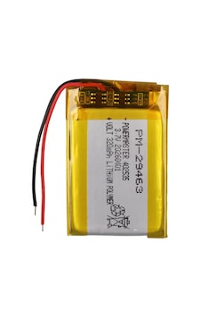 Powermaster Pm-29463 3.7v 320mah 402535 Soketsiz Lityum Polimer Li-po Batarya Şarj Edilebilir Pil Powermaster Pm-29463 3.7v 320mah 402535 Soketsiz Lityum Polimer Li-po Batarya Şarj Edilebilir Pil