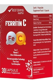 Referans Ferritin C 30 Kapsül Referans Ferritin C 30 Kapsül