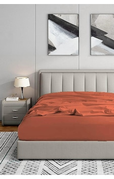 Soley Jersey %100 Pamuk Çift Kişilik 200 X 200 Lastikli Çarşaf Kiremit Soley Jersey %100 Pamuk Çift Kişilik 200 X 200 Lastikli Çarşaf Kiremit