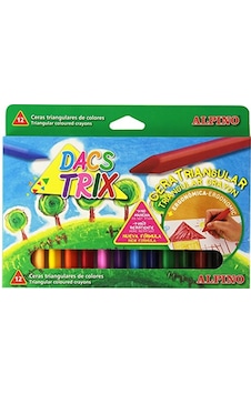 Üçgen Mum Boya Alpıno 12 Renk - Dacs Trıx
