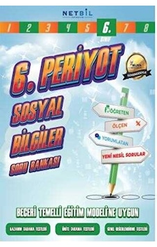 Netbil 6.sınıf Sosyal Bilgiler Periyot Soru Bankası