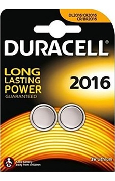 Duracell 2016 3V DL2016/CR2016/BR2016/CR Lithium Pil 2'li Duracell 2016 3V DL2016/CR2016/BR2016/CR Lithium Pil 2'li