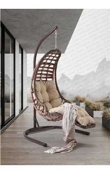 Capri Swing Bodrum Tekli Rattan Bahçe Salıncağı Balkon Salıncağı 001 Capri Swing Bodrum Tekli Rattan Bahçe Salıncağı Balkon Salıncağı 001