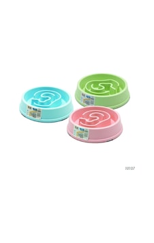 Ally Paws 10107 Yavaş Yedirme Köpek Mama Kabı 530 ML Çok Renkli