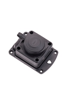 Monofaze Kauçuk Seri 1x16a. 2p+e 200/250v Kauçuk Eğik Tekli Duvar Priz